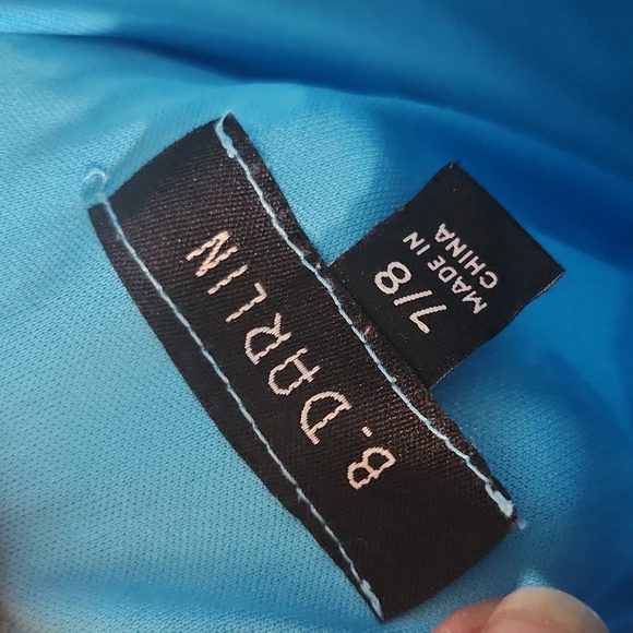 B. DarlinPatterned Sequin V-Neck Spaghetti Strap Open Back Dress - Picture 5 of 11